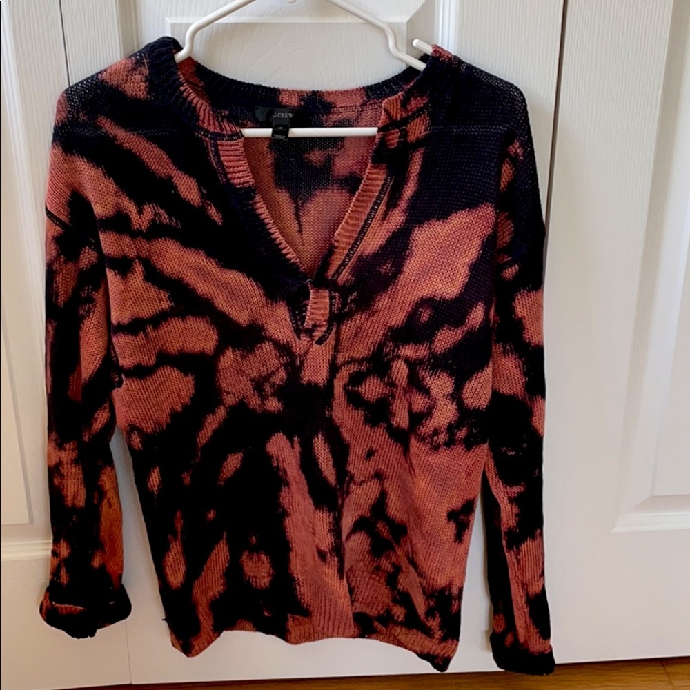 Linen JCrew Bleach-dyed Pullover